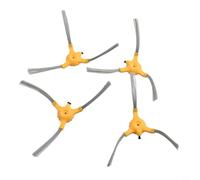 Lot de 4 brosses latérales de rechange pour aspirateur robot MEDION S12SW MD20041 MD19601, compatible avec les modèles S12 SW Wipe Fonction, durable pour Edge Clea