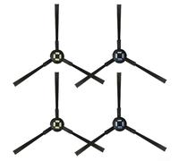 Lot de 4 brosses latérales de rechange pour aspirateur SilverCrest SSR1 SSRA1 et A9 & A7 A80 Plus A10s & L100 V8C V80 Plus