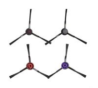 Lot de 4 brosses latérales de rechange pour Eureka NERE10S E10S pour Midea M9 VCR S10 Plus pour aspirateur robot Obode A8, balai à franges difficiles à atteindre, plastique robuste en nylon