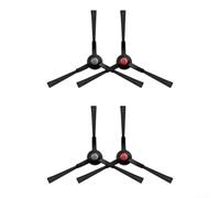 Lot de 4 brosses latérales pour aspirateur robot Eufy pour anker C28 E25 E28, poils en nylon pour nettoyage des coins, brosse de balayage des bords pour l'épilation des poils d'animaux sur sols en