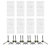 Lot de 4 brosses latérales pour aspirateur robot MAMNV T7S Teendow T7S/T12S JIKA T7S, outils de nettoyage des bords en nylon (B)