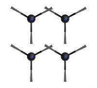 Lot de 4 brosses latérales pour aspirateur robot pour Deebot N30 et N30 Pro, accessoires de nettoyage d'angle avec poils de balayage des bords, brosses de rechange en nylon pour nettoyer les zones