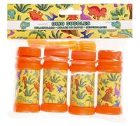Lot de 4 bulles de savon « Dino & T-Rex » - Cadeau idéal pour un anniversaire d'enfant, une fête à thème et une fête d'enfant - Les enfants adorent ces bulles - Jeu et amusement