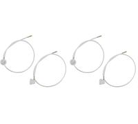 Lot De 4 Buses D'Aérosol Avec Tuyau D'Extension À 360 Degrés De 50 Cm Pour Tuyau D'Arrosage À Tige Mâle, Film De Buse De Voiture, Extension De 4,5 Mm H3C9