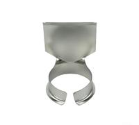 Lot de 4 buses de chaleur en acier inoxydable avec réflecteur pour station de soudure - 35 mm (pelle, trois sections, cinq sections, grande buse plate) (D)