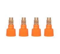 Lot de 4 buses de pulvérisation de pompe de jardin, buse de pulvérisation de rechange en laiton, bouchon de pulvérisateur à pression de 16 mm, tête de montage filetée ID pour brumisateur manuel de 2 à