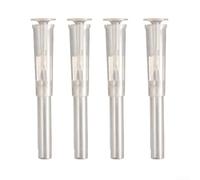 Lot de 4 buses de rechange pour mini fontaine style champignon à faible débit utilisées dans les petits bassins, aquariums et terrariums (transparent)