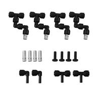 Lot de 4 Buses de Rechange pour Reptiles, Reptiles Fogger Mist Sprinkler 360 ° Réglable brumisateur de Brouillard de Rechange pour arroseur Fin, Couverture complète de l'eau