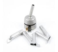 Lot de 4 buses de soudage rapides de 5 mm pour outils de soudage à air chaud en PVC, vinyle, plastique, kit de remplacement d'embout en alliage compatible avec standard et Tac