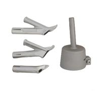 Lot de 4 buses de soudage triangulaires de type Y - Tête de souffleur d'air chaud - En alliage - Pour projets de soudure en PVC, vinyle, plastique, polyéthylène, finition haute température, fixation