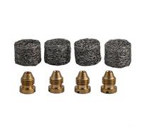 Lot de 4 buses en mousse de 1,1 mm avec filtre en maille pour application de mousse dans les baies de lavage de voiture, maison, stations de nettoyage et environnements d'atelier