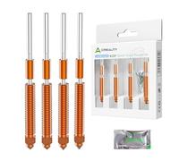 Lot de 4 buses officielles K2/K2Pro K2 Plus Hi Quick-Swap de 0,4 mm, 0,6 mm, 0,8 mm avec rupture thermique en titane, connexion en alliage de cuivre, hotend en acier trempé compatible avec la série K2