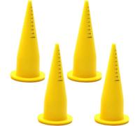 Lot de 4 buses pour bouillettes à saucisse, carpe, bouillettes de pêche à la carpe, buses coniques pour bouillettes pour tables à rouler