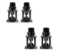 Lot de 4 buses rotatives d'irrigation de jardin, buse de brumisation oscillante, tête d'arrosage pour le refroidissement du verger, irrigation sous les arbres (1,9 cm)