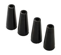 Lot de 4 buses sans gaz pour chalumeau de soudeur MIG - Pointe de rechange pour soudage auto-blindé, résistance à la chaleur - Noir - 15AK/14AK