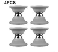 Lot de 4 butées de porte magnétiques avec forte ventouse, anti-collision, design anti-perforation pour salle de bain
