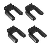 Lot de 4 butées de roue antidérapantes pour roues de 75 mm à 100 mm de diamètre pour meubles roulants, réfrigérateur, chaises, étagères (taille L)