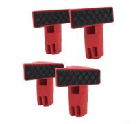 Lot de 4 butées de travail du bois avec pince à dégagement rapide 20 mm | Excellent pour sécuriser les pièces sur les perceuses, les tables de toupie et les scies. Design à dégagement rapide pour un