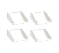 Lot de 4 butoirs de porte robustes en caoutchouc, accessoires portables pour maintenir la stabilité dans n'importe quelle pièce Cales de butée de porte pour une utilisation occasionnelle