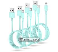 Lot de 4 câbles de chargement pour iPhone 91 cm certifié Apple MFi, Apple Lightning vers USB 91,6 cm, câble de chargement rapide Apple 91,9 cm pour iPhone 13/13Mini/13 Pro/12/11 Pro/11/XS MAX/XR/8/7/6S/6/5S/SE iPad Original
