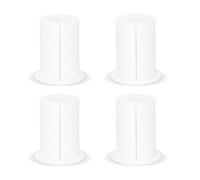 Lot de 4 câbles de traversée murale pour trou mural Starlink de 2,54 cm, câble de passage mural pour routeur de câble Starlink et adaptateur Ethernet (blanc)