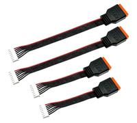 Lot de 4 câbles d'équilibre JST-XH 2-6S 3S Lipo pour chargeur d'équilibrage de batterie LiPo - Câbles d'extension - Ligne de conversion pour véhicules télécommandés - Chargement de batterie Lipo