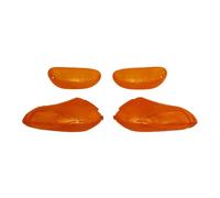 Lot de 4 cabochons clignotants avant > arrière Replay Gilera 50 Stalker 1997>2000 Orange TU