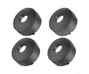 Lot de 4 cache-bobines F016L71088 pour débroussailleuse Bosch Art Combitrim Pièce de rechange ABS Sécurise la ligne 42 g Lumière