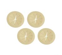 Lot de 4 cache-câbles ronds en PVC de 60 mm, œillets de gestion des fils pour la maison, le bureau, organisateur de cordons facile à coller, bouchon décoratif pour ligne de table (4 pièces (4 pièces