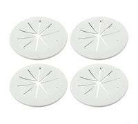 Lot de 4 cache-câbles ronds et fonctionnels conçus pour gérer efficacement les fils (gris clair, 60 mm)