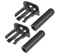 Lot de 4 cache-goupilles de verrouillage de porte pour BMW Série 1, 3, 5, 7, noir, 4 pièces
