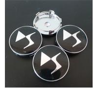 Lot de 4 cache-moyeux centraux de 60 mm pour jantes de voiture DS DS3 DS5 DS6 Deesse PSA, élégantes et résistantes à la pouss~5383