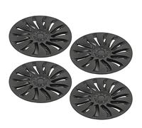 Lot de 4 cache-moyeux de roue - 19" Enjoliveurs de roue de remplacement universel pour Model Y 2020-2023