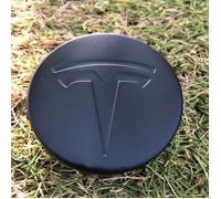 Lot de 4 cache-moyeux de roue gris pour Tesla Model 3 SXY 56 mm avec emblème et logo~4438