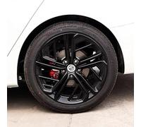 Lot de 4 cache-moyeux de voiture en alliage de 56 mm compatibles avec MG ZS EV HS RX5 TF 5 Gundam 42 ZR 350 550 ZT GS GT 3 6 7 - Housses de centre de roue imperméables et antirouille pour décoration