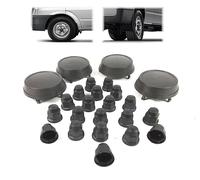 Lot de 4 cache-moyeux et 20 cache-écrous de roue pour Ford Transit MK6 MK7 (2000-2013) 1101812, 1809109