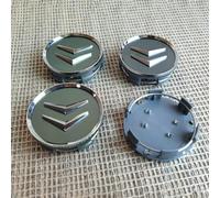 Lot de 4 Cache Moyeux pour Citroen 60mm, Voitures Cache Moyeu Centre de Jante Capuchons Capuchons de Moyeu Central Moyeu Décoration Accessoires