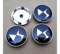 Lot de 4 Cache Moyeux pour Citroen Xsara C4 C5 C6 DS DS3 DS4 DS5 DS6 60mm, Voitures Cache Moyeu Centre de Jante Capuchons Capuchons de Moyeu Central Moyeu Décoration Accessoires