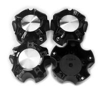 Lot de 4 Cache-moyeux Roue (diamètre extérieur 112 mm/4,41"), diamètre intérieur 95 mm/3,74", compatibles avec Les LG0805-13 WX02FB WX02 (114,3-127-5H), boulons Rechange, Accessoires Voiture(Silver)