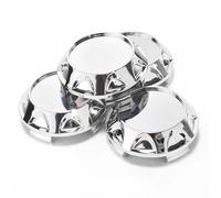 Lot de 4 Cache-moyeux Roue Voiture, diamètre extérieur 65,5 mm (2,58 po), intérieur 62,44, compatibles avec Les Jantes F150 18" TE37 Tokyo Time Attack ZE40 RPF1 ABS(4Pcs Chrome)