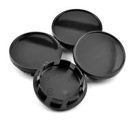 Lot de 4 Cache-moyeux Roue Voiture, diamètre extérieur 66 mm/2,6 po, intérieur 55,5,19, 3B7601171, 5G0601171, 3B7-601-171-XRW, 3BD601171(Black)