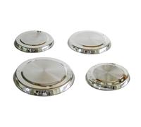 Lot de 4 Cache Plaques de Cuisson en Acier Inoxydable Protection Cuisinière Rond