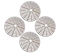 Lot de 4 cache-pots respirants à découper de 27,9 x 2,5 cm, manchon résistant aux chats | Protection flexible et durable pour pot de fleurs | Intérieur ou extérieur