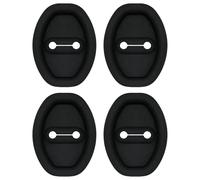 Lot de 4 Cache Serrure de Porte, pour Ford B MAX C MAX S MAX KA Edge Mustang Explorer Protection de Verrouillage Anti-rouille Imperméable Réduction de Bruit Noir
