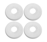Lot de 4 cache-tuyaux de chauffage en ABS pour tuyaux de radiateur, robinets de douche et vannes de chauffe-eau - Diamètre intérieur réglable de 20/25/32 mm, ensemble de colliers de tuyaux décoratifs