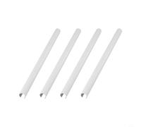 Lot de 4 cache-tuyaux de radiateur à longueur réglable, simplifie le processus de revêtement de tuyau (blanc-300 mm)