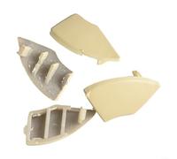 Lot de 4 caches d'autoradio pour Fiat 500 à partir de 2008 - Pour boutons d'autoradio CD - Accessoires intérieurs