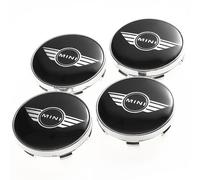 Lot De 4 Caches De Moyeu De Roue Logo « Mini» Noir 60 Mm