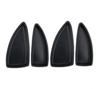 Lot de 4 caches d'interrupteur de porte intérieure en plastique noir pour Chevrolet Malibu 2016-2018 - Avant arrière gauche droite