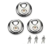 Lot de 4 cadenas de 70 mm - Cadenas padlock - Petit cadenas de sécurité - Cadenas de sécurité - Cadenas identiques - Avec 4 clés
